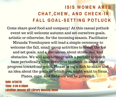 Chew, and Check-In- Fall Goal-Setting Potluck updted